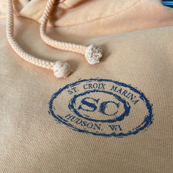 Yellow St. Croix Marina Hoodie | Yellow Hoodie | Yellow St. Croix Sweatshirt - Picture 2 of 7